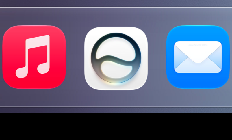 程序坞中的 Siri AI 图标